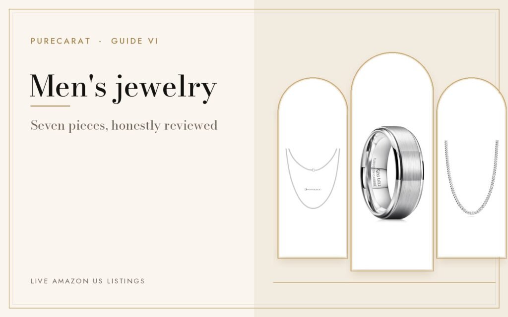 Men's jewelry that doesn't try too hard cover